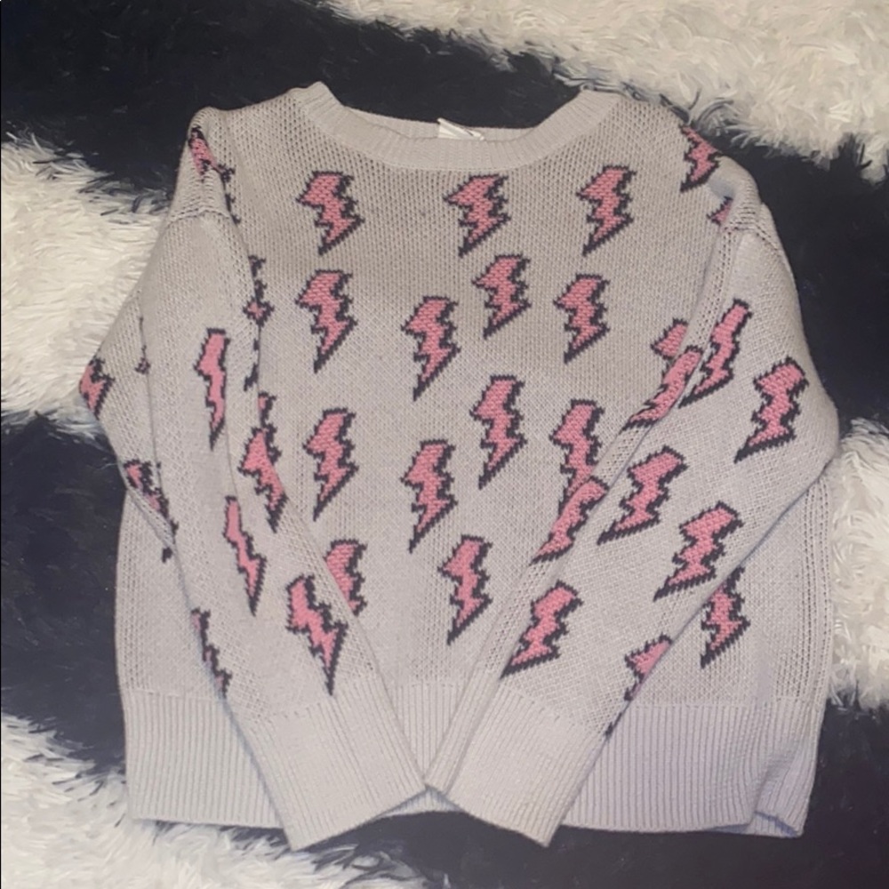Lightening bolt sweater